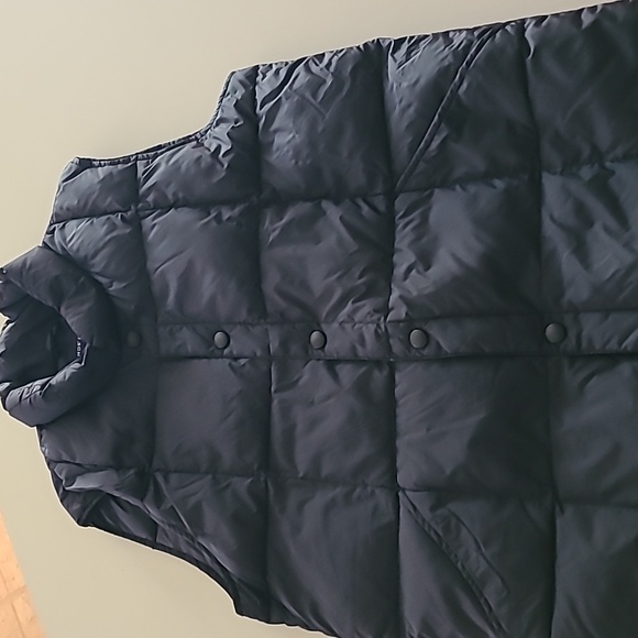 Lands End navy blue vest - Picture 1 of 5